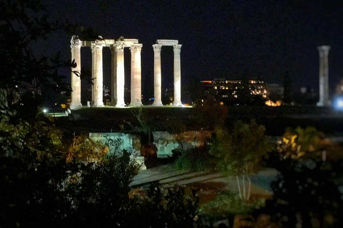 athens by night tour