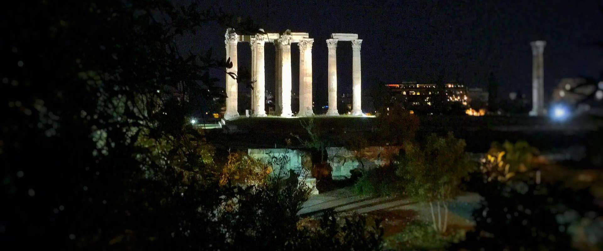 athens by night tour